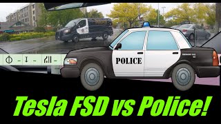Tesla FSD Review: Police! FSD is Improving!
