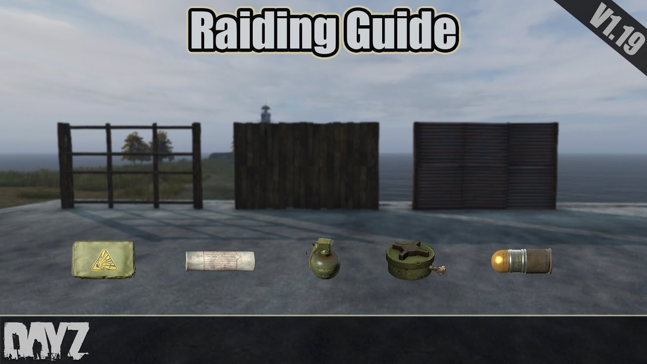 Dayz Raiding Chart