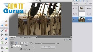 How to Use the Lasso Tool to Remove Background in Adobe Photoshop Elements 15 14 13 12 11 Tutorial