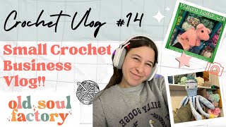 🧶CROCHET SMALL BUSINESS VLOG - Making Stitch Markers, Octopus Plushies & More!