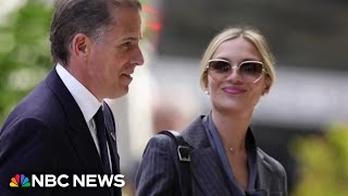 Hunter Biden's wife confronts Trump aide outside of courtroom