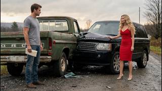 Female Billionaire Crashed Into a Single Dad’s Old Truck —She Never Expected His Secret