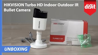 HIKVISION Turbo HD Indoor Outdoor IR Bullet Camera Unboxing