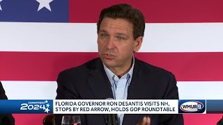 Florida Gov. DeSantis visits New Hampshire