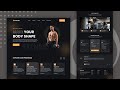 Design A Gym Website Using HTML and CSS | Responsive Landing Page HTML CSS