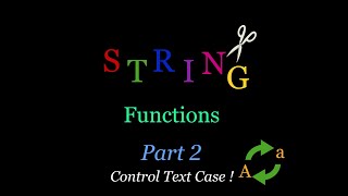 07 Basic Python Tutorial | String Functions in Python - Part 2