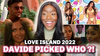 LOVE ISLAND S8 EP 2 REVIEW | DAVIDE PICKED GEMMA, GUYS I'M IN LOVE WITH INDIYAH & TWO NEW GIRLS !