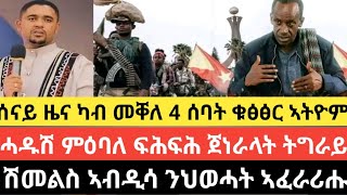 ሓዱሽ ምዕባለ ፍሕፍሕ ጀነራላት ትግራይ/4  ሰባት ተፈልዮም -ኣብ ቁፅፅር ውዒሎም/ሸመልስ ኣብዲሳ ብኦሮምኛ ዝዘርገሖ ምሽጥር ህወሓት/4 ለካቲት 2017 ዓም