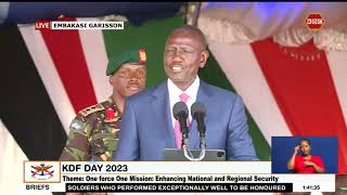 H.E. Dr. William Ruto Graces The KDF Day 2023 Celebrations at Embakasi Garrison. [FULL SPEECH]