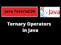 Java Programming Tutorial -20 | Ternary operator in Java with coding ex |Java Basics for beginners