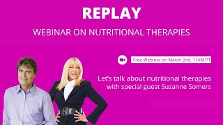 Replay - Webinar - Nutritional therapies