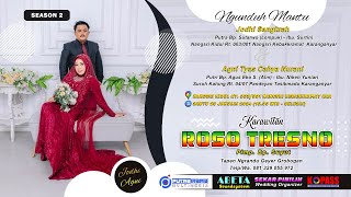 LIVE KARAWITAN ROSO TRESNO - ABETA Audio - SEKAR PINILIH WO - Wedding Jodhi & Aghni_20 Januari 2024