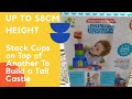 NESTING AND STACKING CUPS ANIMAL CASTLE FOR 12 MONTHS AND ABOVE