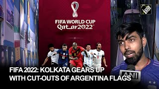 FIFA World Cup 2022: Kolkata gears up with cut-outs of Argentina flags, Messi, Maradona