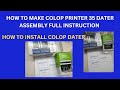 Colop printer 35 Dater | how to fitting Rubber Stamp  and Date in colop |