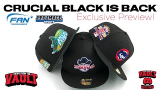 EXCLUSIVE PREVIEW! Fan Treasures brings the Crucial Black 2.0’s! Essential New Era Fitted Hats!