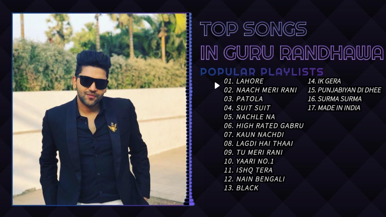 Guru Randhawa : Top Songs : All Song World / Best Of Guru Randhawa ...