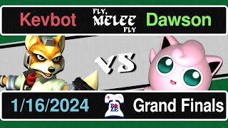 Fly, Melee Fly #21: Kevbot (Fox) Vs. Dawson (Puff) - Grand Finals