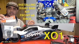 Traxxas XO1 Installing Sway bar kit front and rear car will be more stable