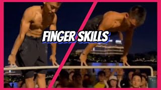 How strong are his fingers?  #shorts #Wushu #KungFu