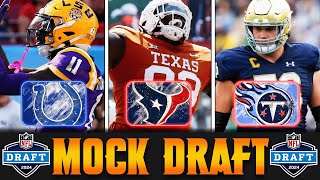 Seven Round 2024 NFL Mock Draft | AFC South