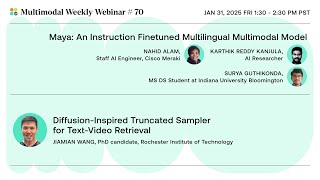 A Multilingual Multimodal Model and Diffusion-Inspired Text-Video Retrieval | Multimodal  Weekly 70