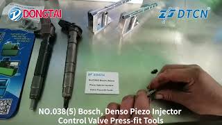 No,038(5) Bosch, Denso piezo injector control valve press fit tools