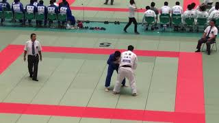 平成30年全日本学生柔道選手権大会 一回戦 大将戦 中央大 野地 vs 近畿大 内藤