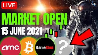 🔴LIVE -Stock Market Open Tuesday, Bitcoin Mooning? AMC, GME, Nasdaq, SP500, Bitcoin