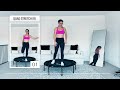 rebounder workout for anxiety relief stress reducing mini trampoline exercise