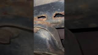 Jeep Frame Repair: Condition Before Repairing the Frame #shorts