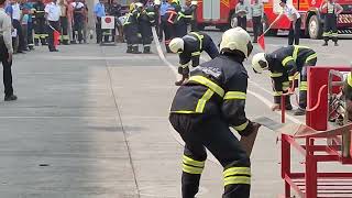 Mumbai Fire Bridged Drill... 🚒🔥#mumbaifirebrigade #firefighters #maharashtrafire