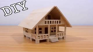 How To Build A Miniature House Model With Wood (see description) (see description)