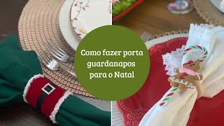 Como fazer porta guardanapos para o Natal | DIY Natal | Valéria Angelotti