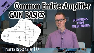 Common Emitter Gain Basics (10-Transistors)