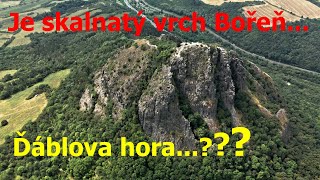 Je skalnatý vrch Bořeň... Ďáblova hora?