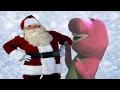 Santa Claus Vs Barney The Dinosaur