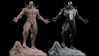 Venom  Zbrush Time-lapse