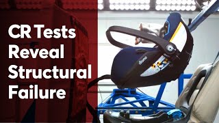 Infant Seats Suffer Structural Damage in CR Crash Test | Consumer Reports