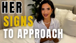 3 Body Language Signs She WANTS You To Approach Her \u0026 WHAT TO SAY