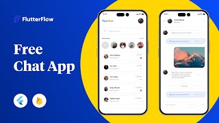 Build Chat App without Coding | FlutterFlow Chat App Tutorial