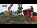 vandaele crane feeding wood chippers