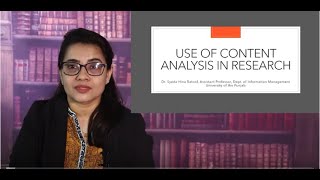 learn how to conduct content analysis: research method
