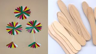 ഐസ്ക്രീം സ്പൂണുകൾ കൊണ്ട് അടിപൊളി ഐറ്റം/Wall hanging craft ideas/Ice cream spoon reuse idea