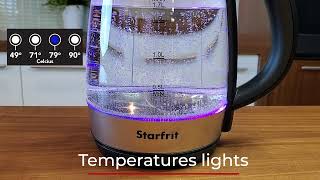 Starfrit 24011 Electric Glass Kettle DEMO