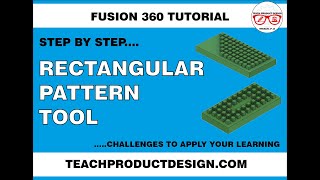 FUSION 360 How to use the RECTANGULAR PATTERN tool ? | Very simple |Step by Step guide| FREE MODELS