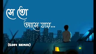 Se tho ase jay | সে তো আসে যায় | Habib Wahid | (Lyircs) [Lofi remix] @Mdminar1M