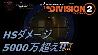 【DIVISION2】泰然自若にHS5000万超え！キャンピングスナイパービルド