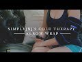 Elbow Cold Therapy Ice Wrap With Compression - For Tennis Elbow and Other Elbow Pain