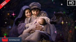 64, Free Christmas Loop Background Video HD No Copyright / Christmas Jesus born / Christmas video